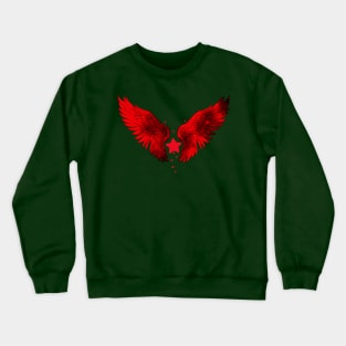 Lucky Red wings Crewneck Sweatshirt